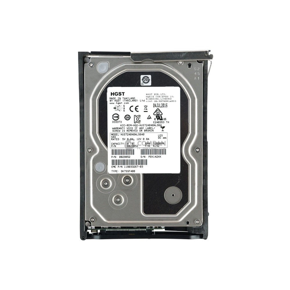 005051358 EMC HDD 4TB 7.2K SAS 6G 3.5" LFF